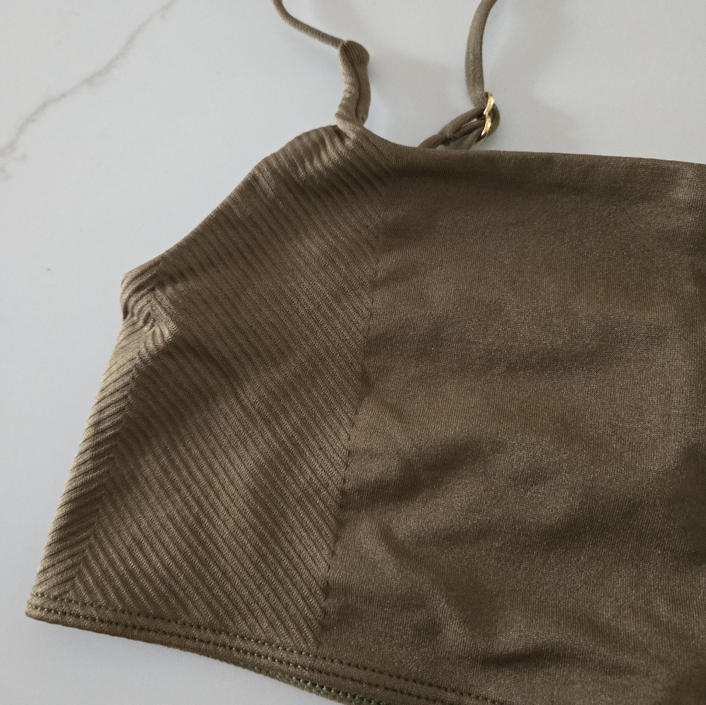 Anthropologie Seamless Square Neck Bralette - Picture 3 of 7